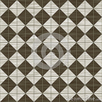 Brown and white tiles Stock Photo