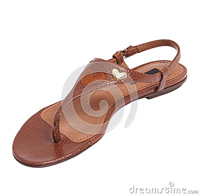 Brown women sandal Stock Photo