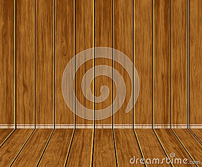 Brown wood background for home. Stock Photo