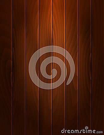 Brown wood texture background Vector Illustration