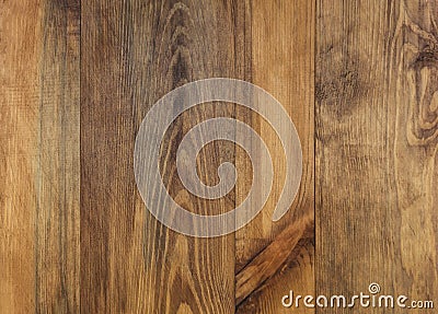 Brown wooden board with a pattern background texture, a wooden floor, a fence of natural wood, a surface of a teak wood background Stock Photo