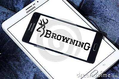 Browning Arms Company logo Editorial Stock Photo