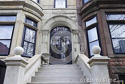 Brownstone Brooklyn, Park Slope row houses Stock Photo