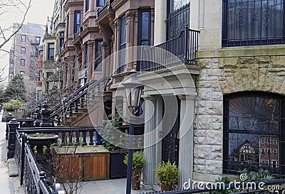 Brownstone Brooklyn, Park Slope row houses Stock Photo