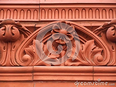 Brownstone Detail Stock Photo