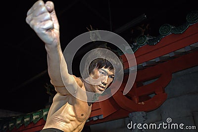 Bruce Lee, Singapore Editorial Stock Photo