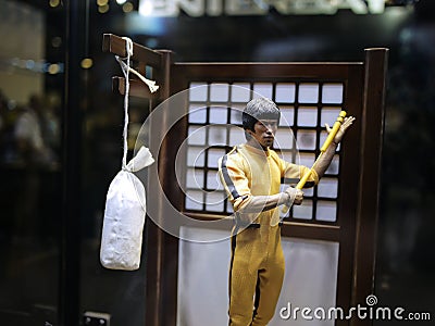 Bruce Lee in TOY SOUL 2015 Editorial Stock Photo
