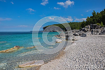 Bruce Pensinsula in summer time, Ontario, Canada Stock Photo