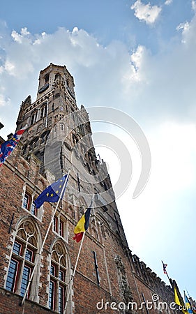 Bruges, Belfry Stock Photo