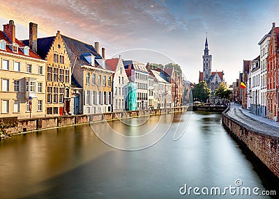 Bruges cityscape, Belgium Stock Photo