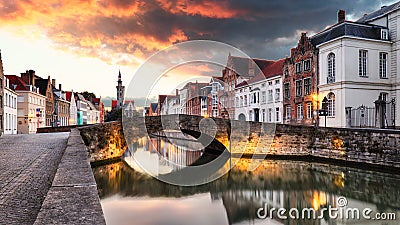 Bruges cityscape, Belgium Stock Photo