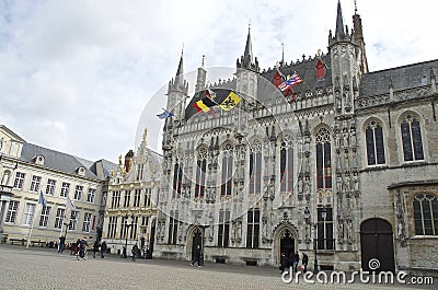 Bruges - West Flanders, Belgium Editorial Stock Photo
