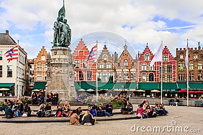 Brugge, Bruges, Belgium Editorial Stock Photo