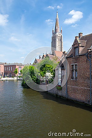 Brugge city center Editorial Stock Photo
