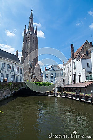 Brugge city center Editorial Stock Photo