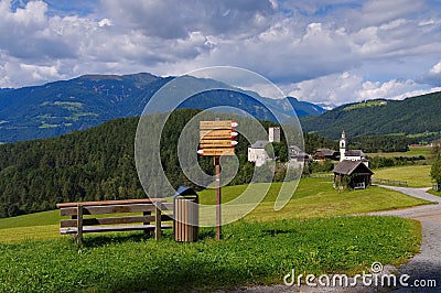 Bruneck castle Lamprechtsburg Stock Photo