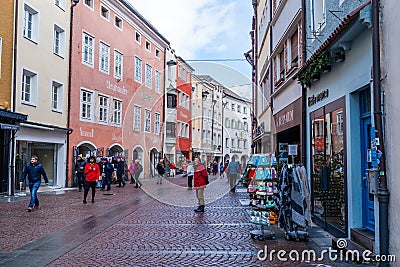 BRUNECK-BRUNICO, ITALY Editorial Stock Photo