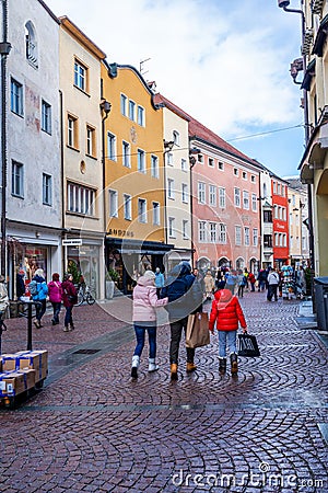 BRUNECK-BRUNICO, ITALY Editorial Stock Photo