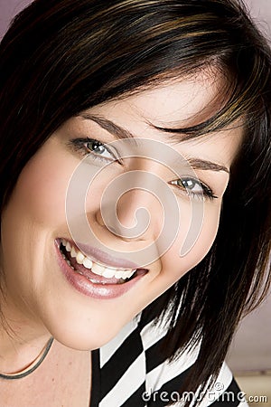 Brunette Female Stock Photo