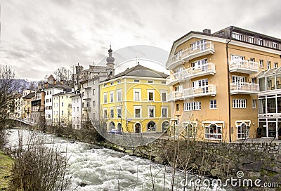 Brunico - Trentino Alto Adige - Italy - Rienza river Stock Photo