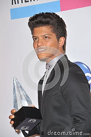 Bruno Mars Editorial Stock Photo