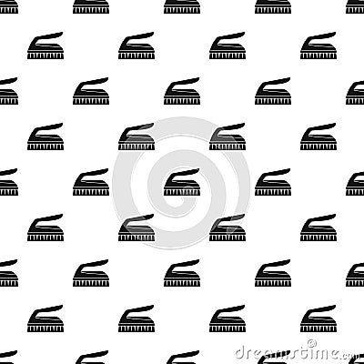 Brush for cleaning pattern, simple style Vector Illustration