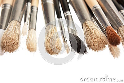 brush drawing Stock Photo