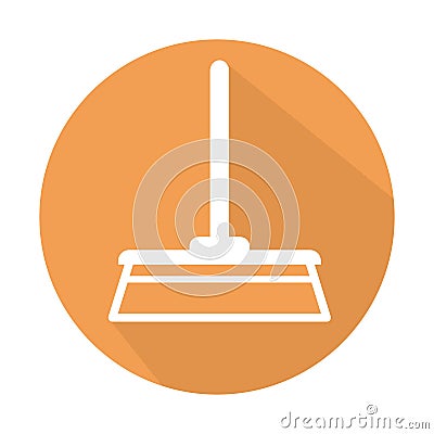 Brush glyph Background color isolated vector icon which can easily modify or edit Vector Illustration
