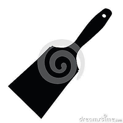 Brush for repairs. Vector image Vector Illustration