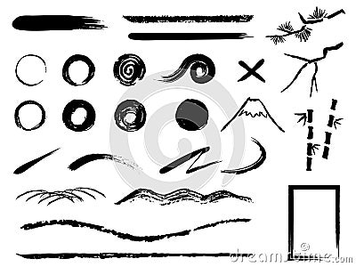 Brush set1 Vector Illustration