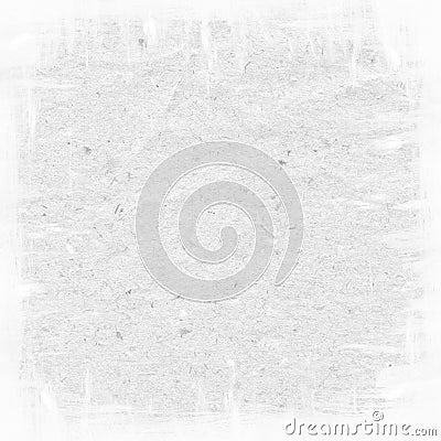 Brush strokes painting on gray recycled paper Stock Photo