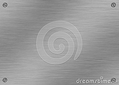 Brushed aluminium Stock Photo