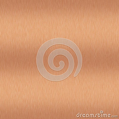 Brushed Copper Seamless Background Stock Photo