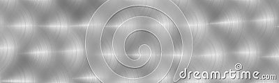 Brushed gray metal surface. Texture of metal. Abstract steel background. Panoramic image Stock Photo