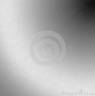 Brushed metallic background - metal Stock Photo