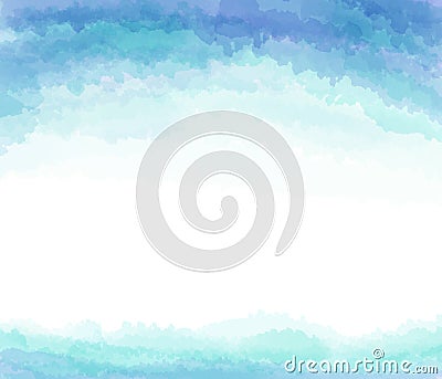 Brushed Painted blue Abstract Background. Brush stroked painting. 2D Illustration. Stock Photo