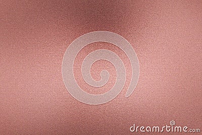 Brushed rose gold metallic wall with scratched surface, abstract texture background Stock Photo