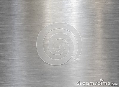 Brushed steel or aluminum metal texture Stock Photo