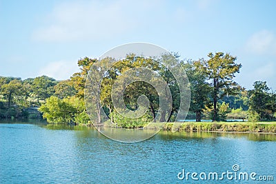 Brushy Creek lake Stock Photo