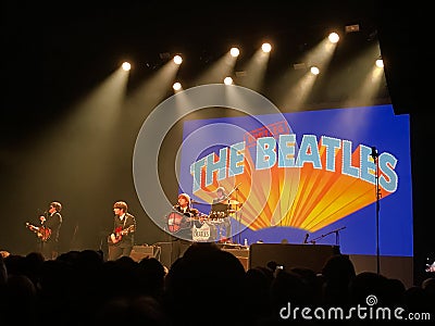 Concert of the Bootleg Beatles in Belgium Editorial Stock Photo