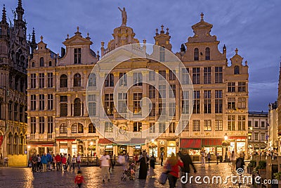 Brussels, Belgium, the Grand Place Editorial Stock Photo