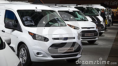 Ford Transit commercial vehicles Editorial Stock Photo