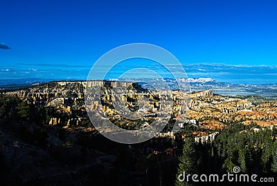 Bryce Canyon with hoodoo rock formations in summer, Bryce Canyon national park, Utah, United States (USA Stock Photo