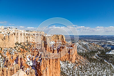 Looking Out from Paria View, Bryce Canyon Stock Photo