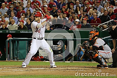 Bryce Harper and Buster Posey Editorial Stock Photo