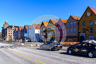 Bryggen Editorial Stock Photo