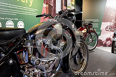 1949 BSA A7 Editorial Stock Photo