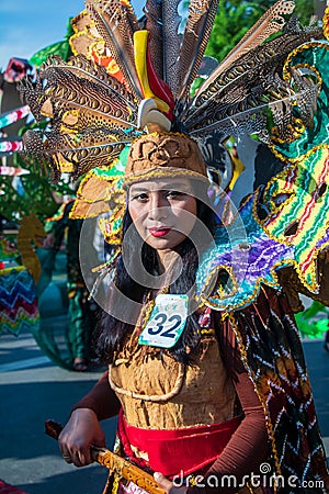 Banjarmasin Festival sasirangan 2022 Editorial Stock Photo