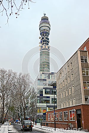 BT Tower (Post Office or Telecom Tower) London Stock Photo