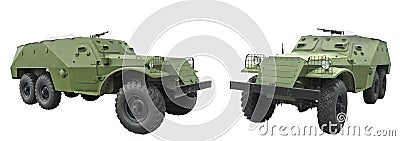 BTR-152 - armored personnel carrier Stock Photo